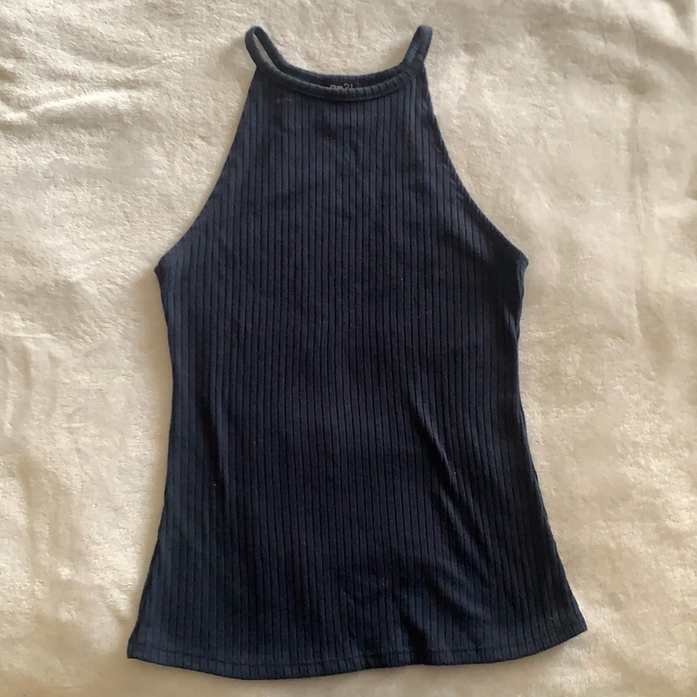 Navy blue top